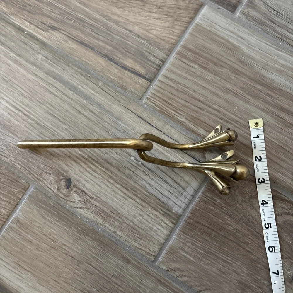 Brass‎ Anthroprologie Claudia Roll Holder Unique Bathroom Hardware 4d